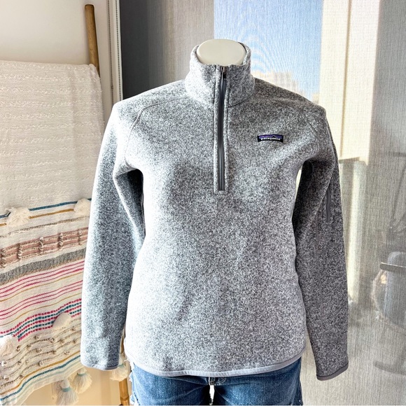 Patagonia Sweaters - Patagonia Better Sweater 1/4 Zip Grey Pullover Women’s Size Medium